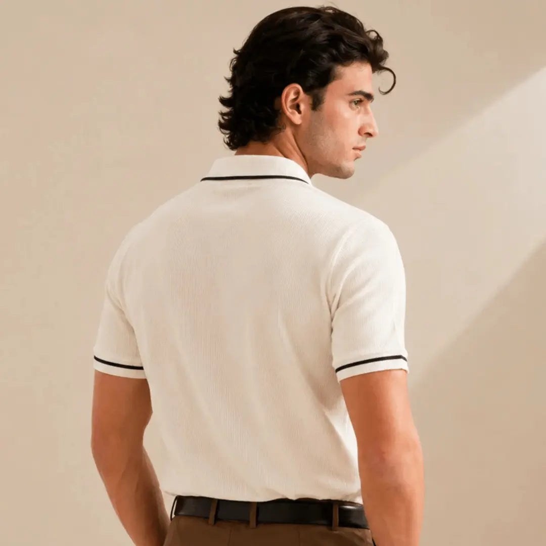 Cream Waffle Tipping POLO