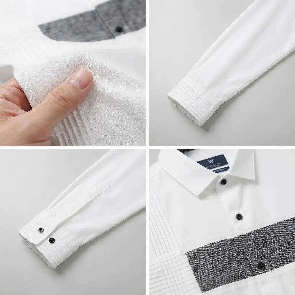 Pintuck Panel Dress Shirt – Description