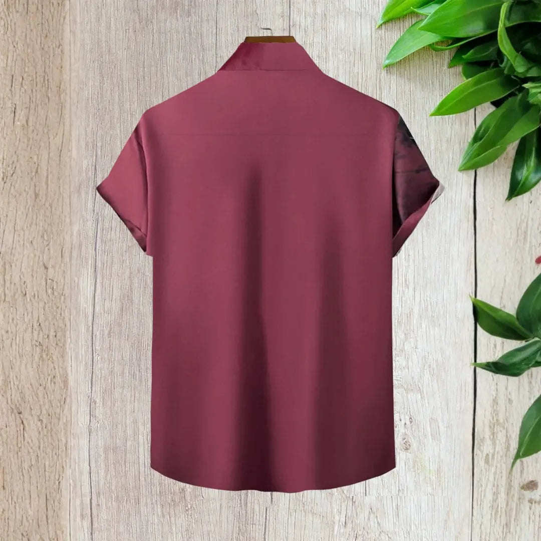 Men's Slim Fit Printed Casual Shirt