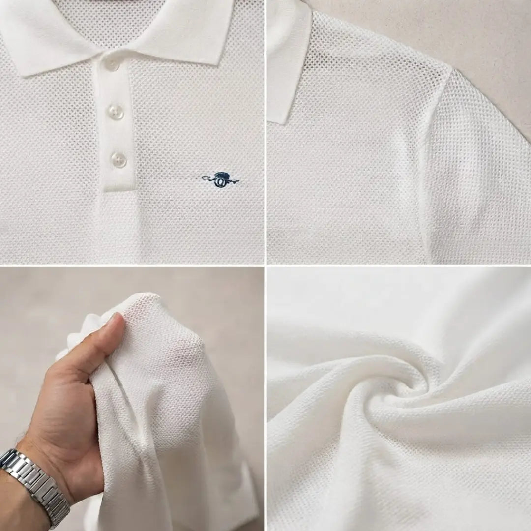 GANT Knitted Short-Sleeve Polo Shirt