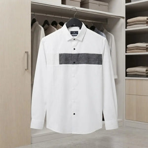 Pintuck Panel Dress Shirt – Description