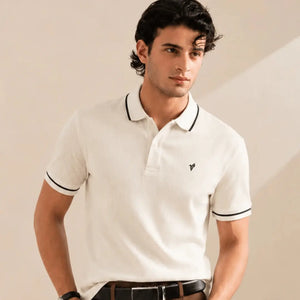 Cream Waffle Tipping POLO