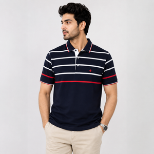 Navy Diners polo shirt