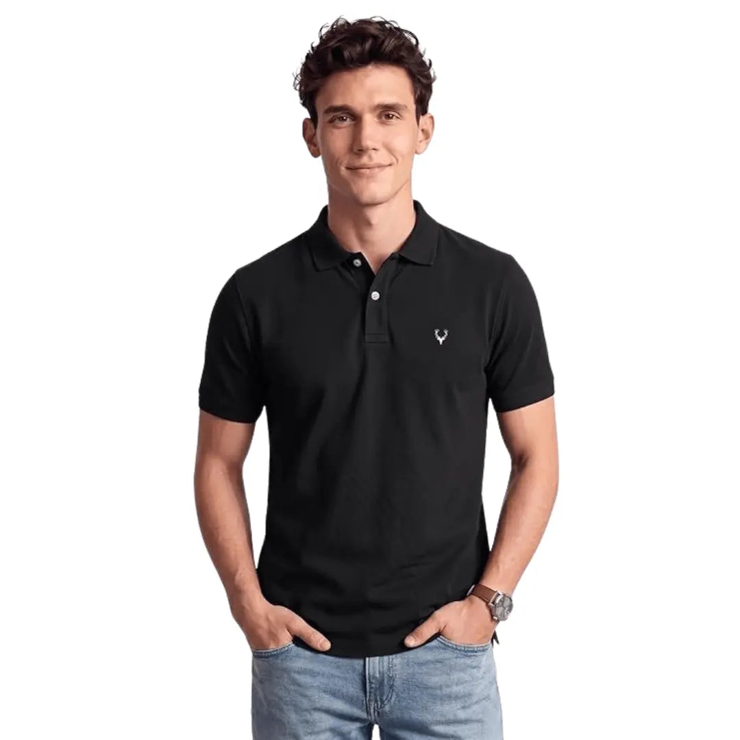 Allen Solly Band Collar Polo T-Shirt
