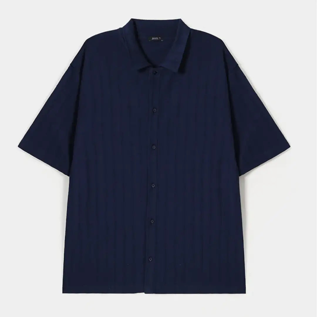 Button-Down Knit Polo Shirt