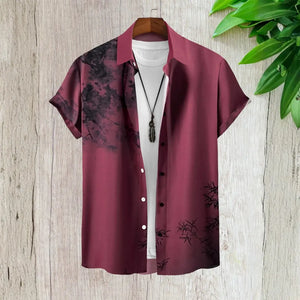 Men's Slim Fit Printed Casual Shirt