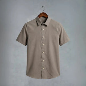 Men's Slim Fit Solid Casual Shirt