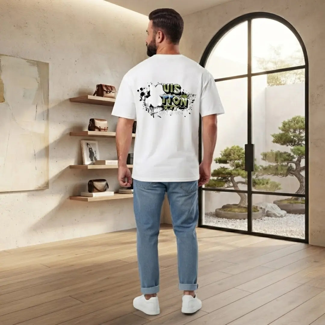 Men's Oversized Designer Graphic T-Shirt