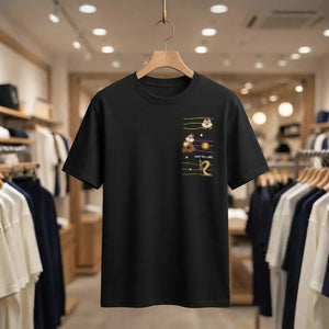 Men's Little Squirrel Graphic Cotton T-Shirt