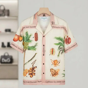 Amiri silk camp-collar shirt