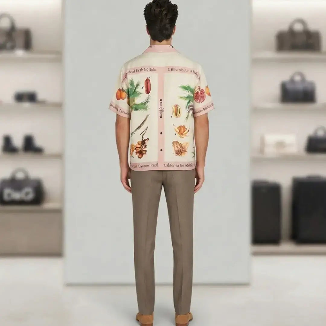 Amiri silk camp-collar shirt