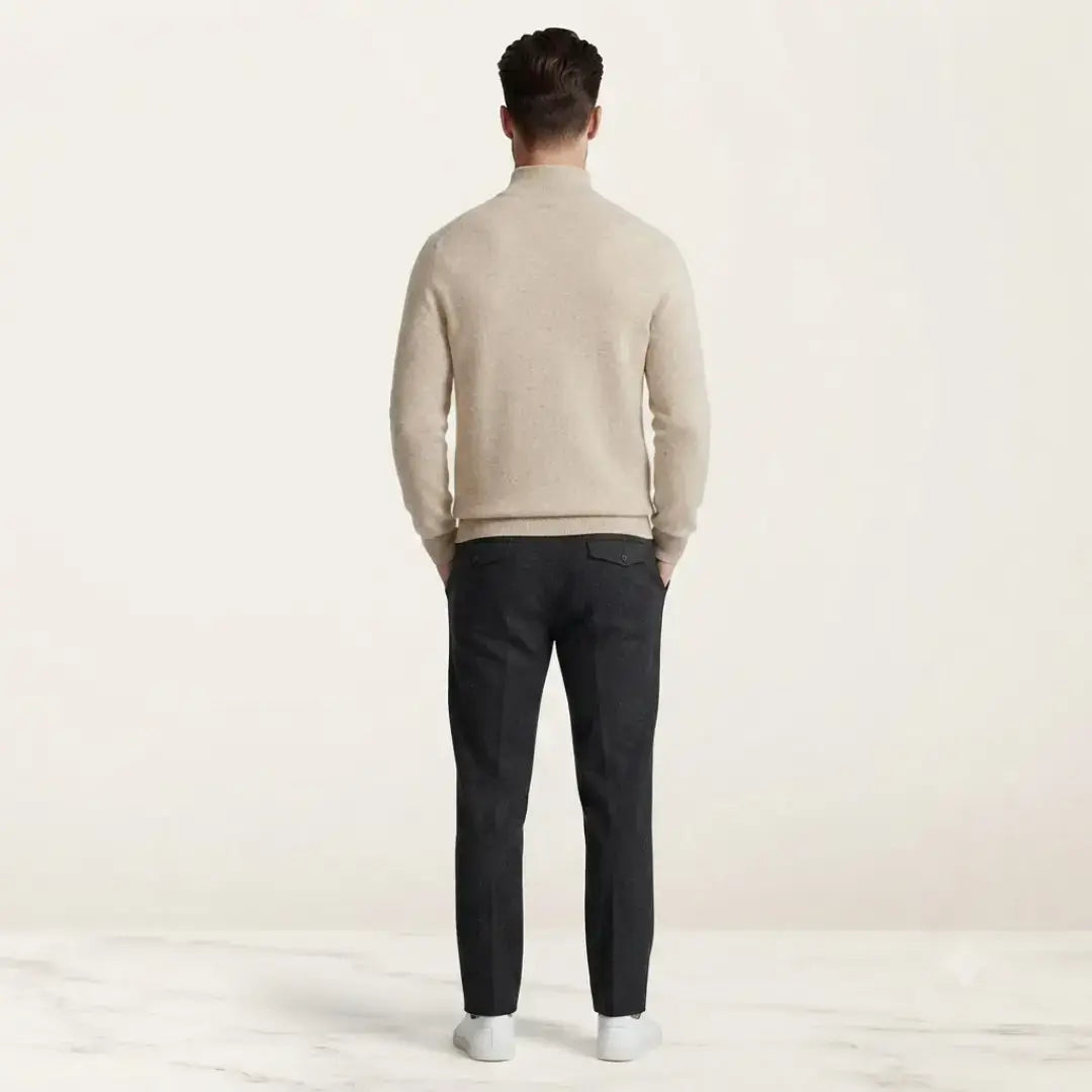 Beige Polo Ralph Lauren roll-neck sweater