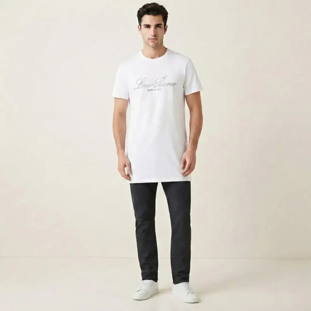 White Loro Piana t-shirt