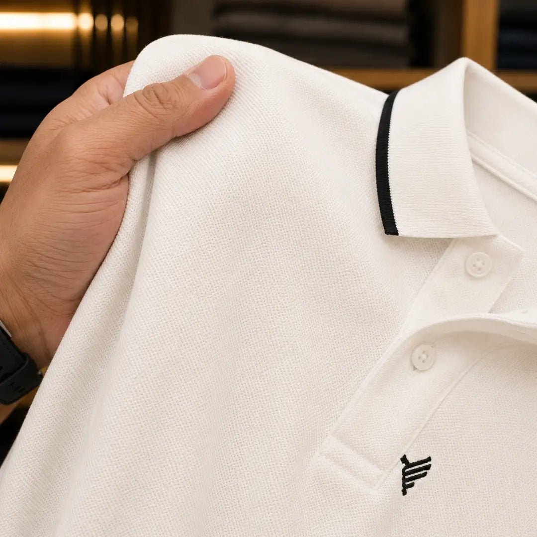 Cream Waffle Tipping POLO