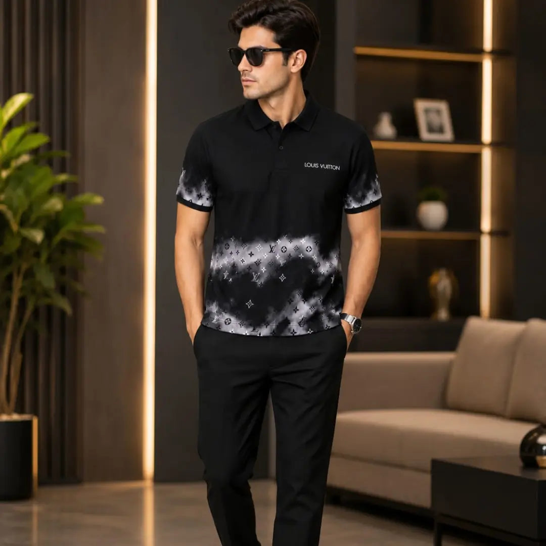 Louis Vuitton Gradient Monogram Polo Shirt