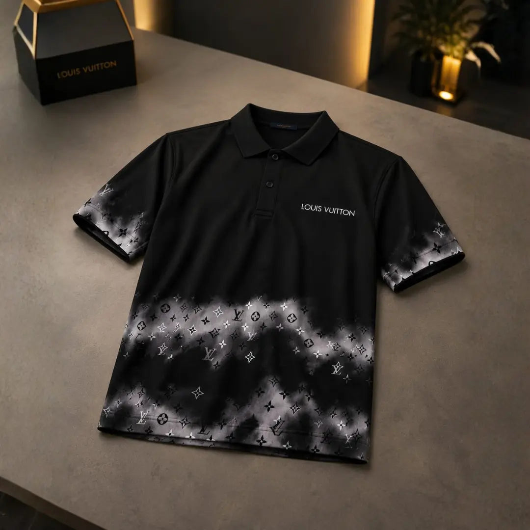 Louis Vuitton Gradient Monogram Polo Shirt