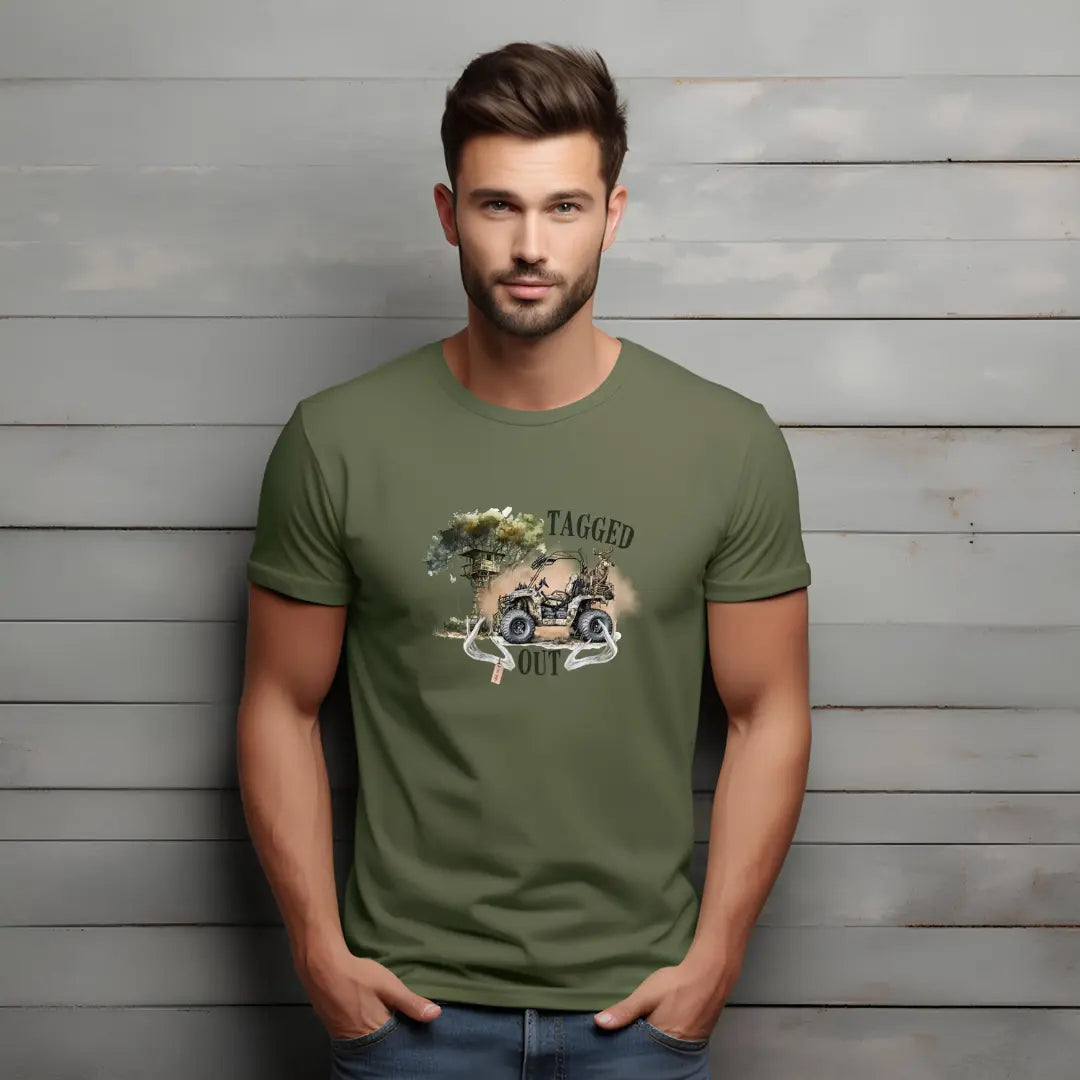 Men's Graphic Printed Cotton T-Shirt