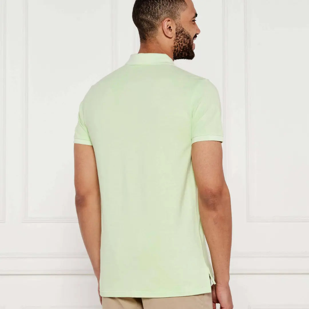 Men's Light Green Classic Piqué Polo Shirt