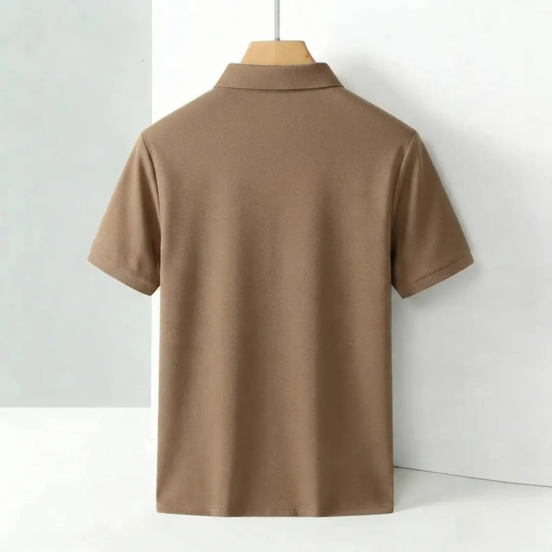 Men's Classic Collar Short Sleeve Polo Shirt
