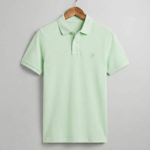 Men's Light Green Classic Piqué Polo Shirt