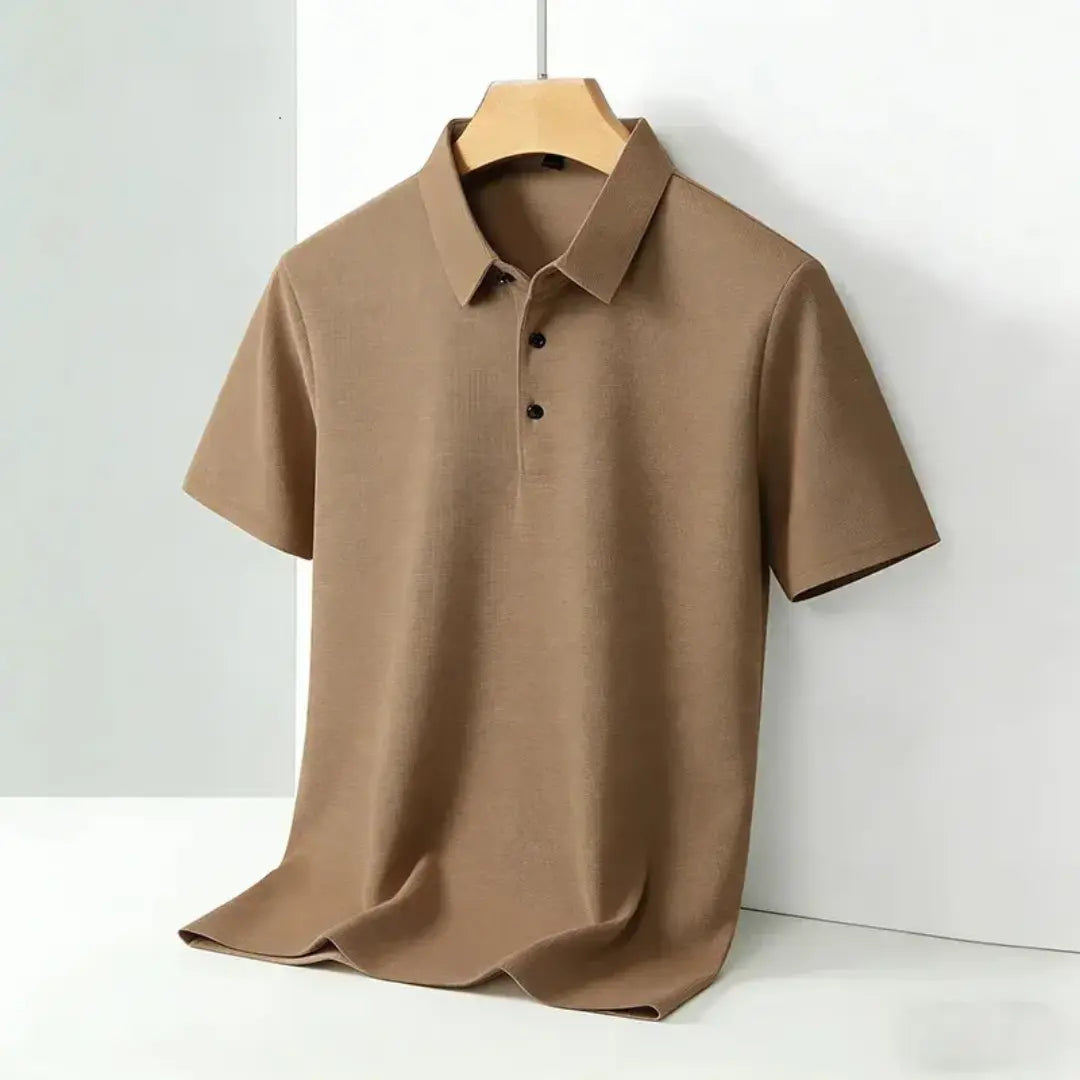 Men's Classic Collar Short Sleeve Polo Shirt